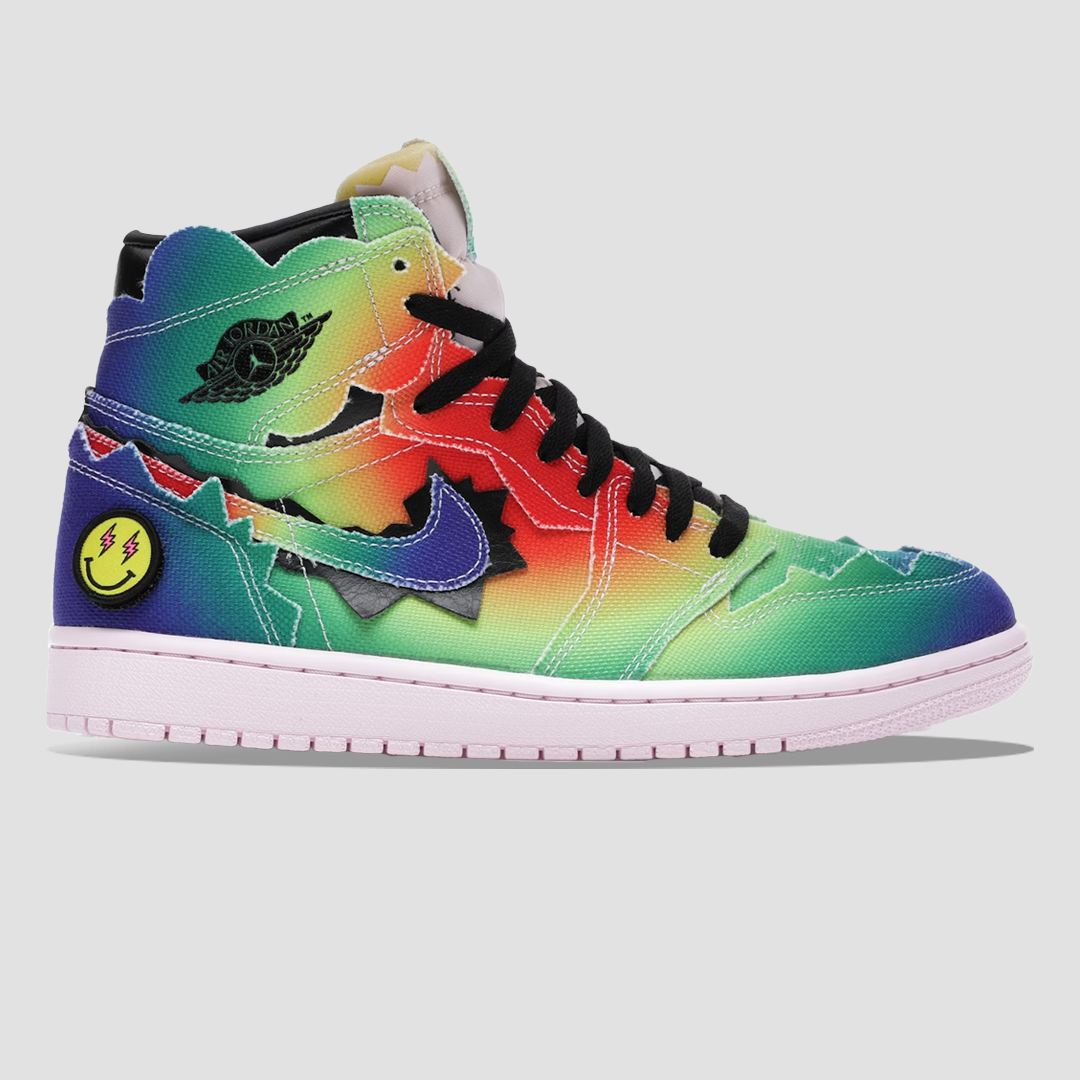 Jordan 1 Retro High J Balvin outside of shoe