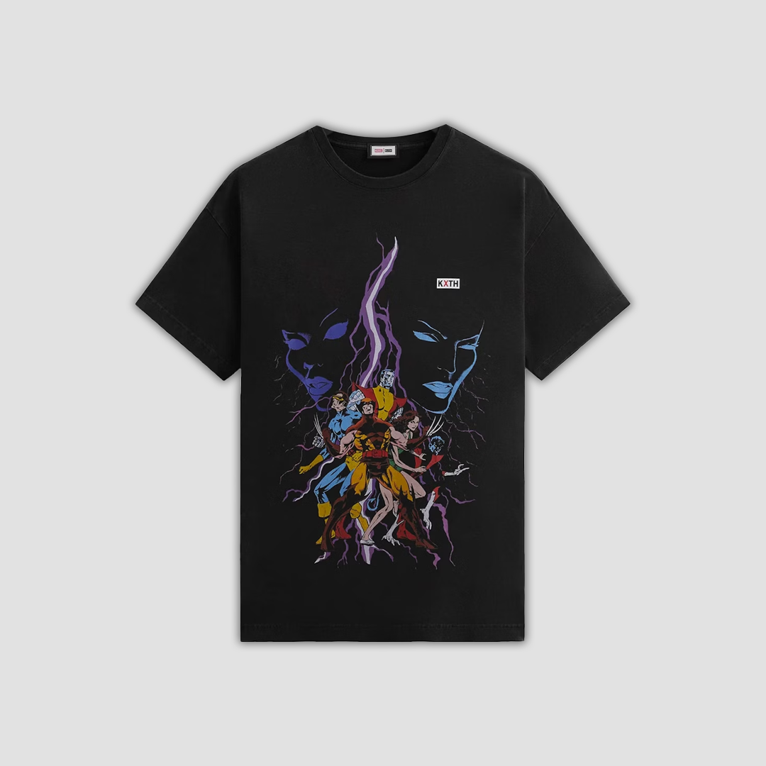 Kith x Marvel X-Men Clash Vintage Tee Black