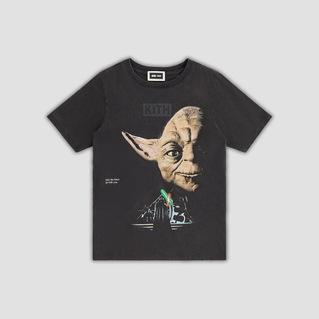 Kith x STAR WARS Yoda Vintage Tee Black PH christmas gift