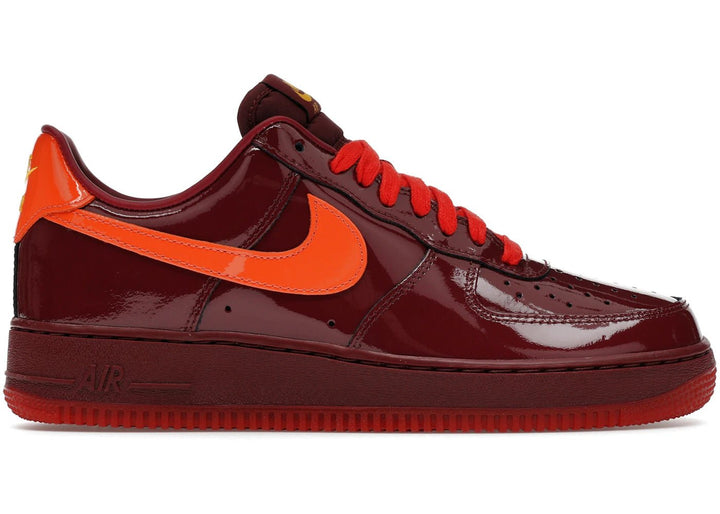 Nike Air Force 1 Low Patent Leather Dark Team Red Safety Orange - Kicks Collective PA - Nike - IO4489-601 - Men's Shoes - 9M/10.5W - Brand New