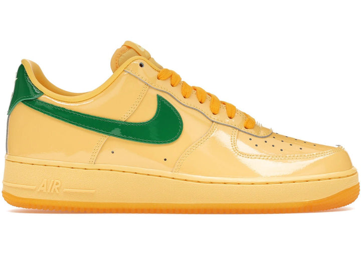Nike Air Force 1 Low Patent Leather Topaz Gold Pine Green - Kicks Collective PA - Nike - IO4489-700 - Men's Shoes - 9M/10.5W - Brand New