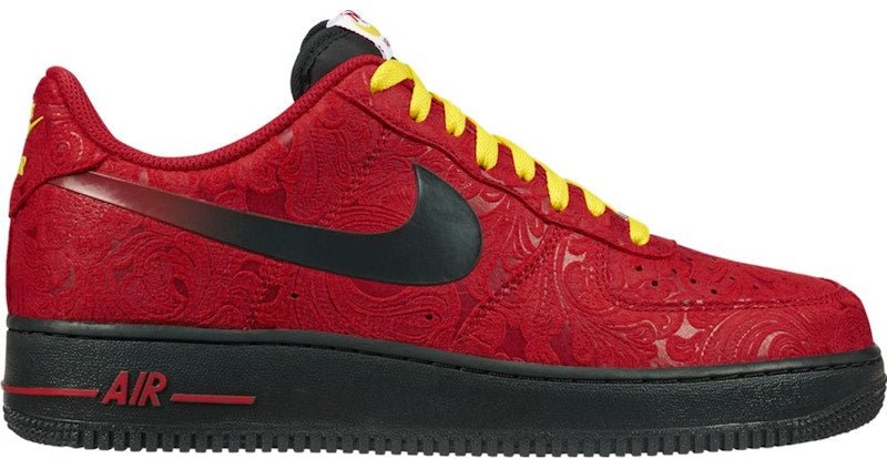 Nike Air Force 1 Low Red Paisley - Kicks Collective PA - Nike - 488298-617-6 - sneakers - 6Y / 7.5W