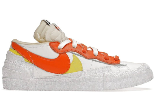 Nike Blazer Low sacai White Magma Orange - Kicks Collective PA - Nike - DD1877-100 - Men's Shoes - 10M/11.5W - Brand New