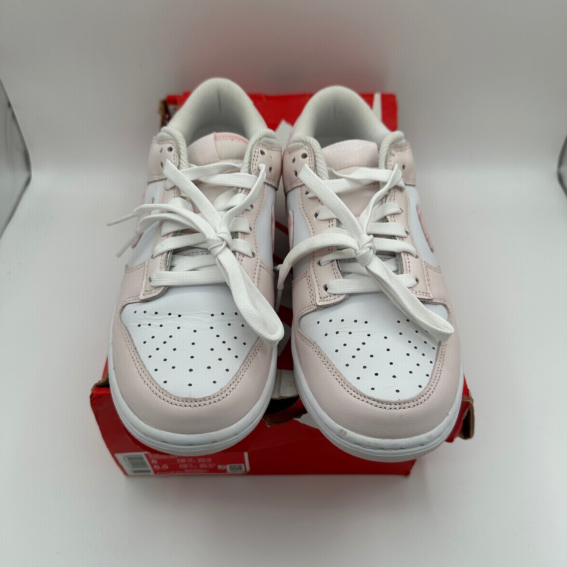 Nike Dunk Low Pink Paisley (Women’s) fronts of shoes