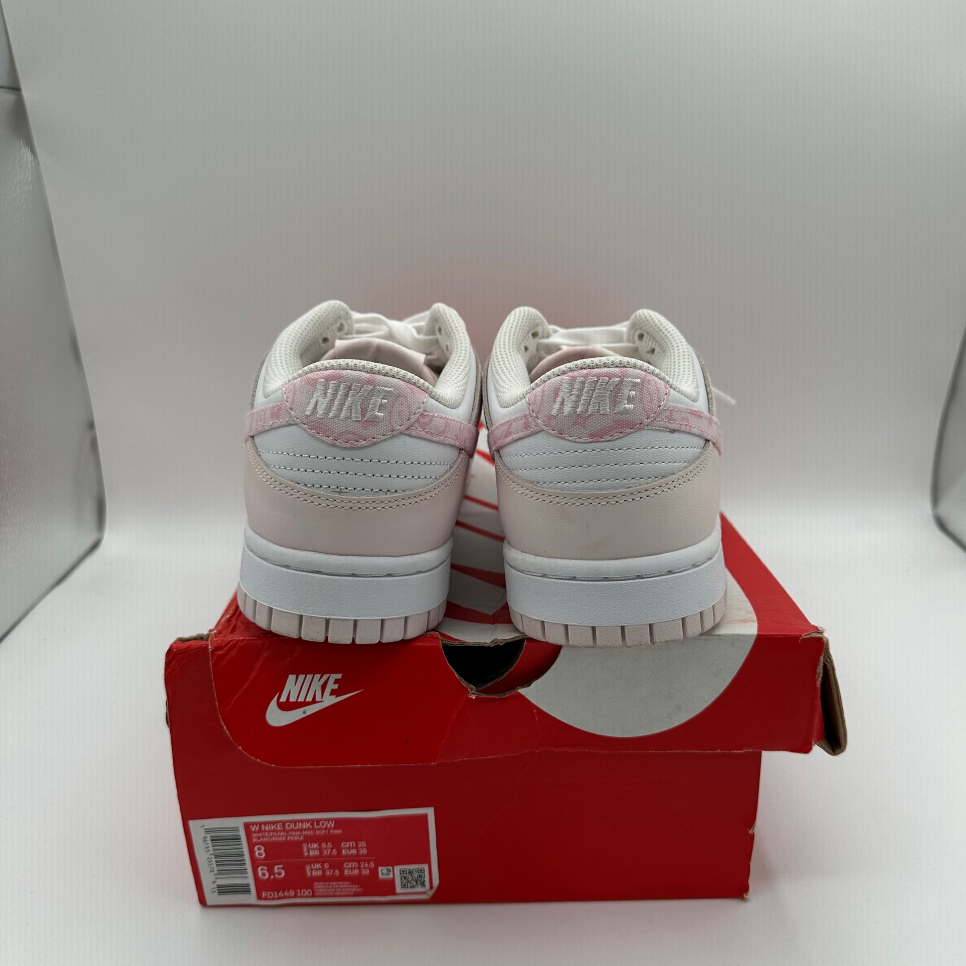 backs of shoes