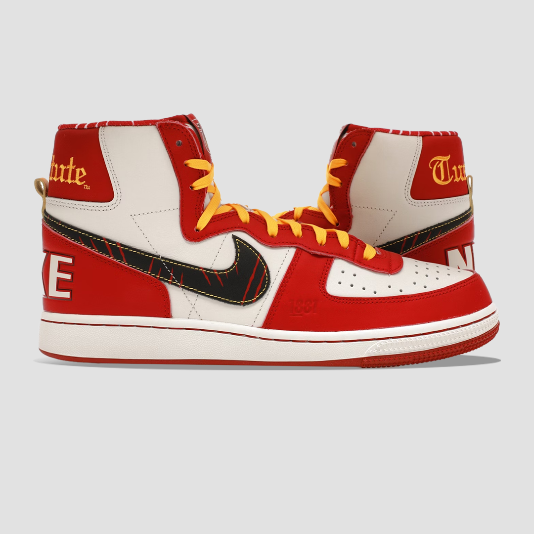 Nike Terminator High Tuskegee University outside of shoe