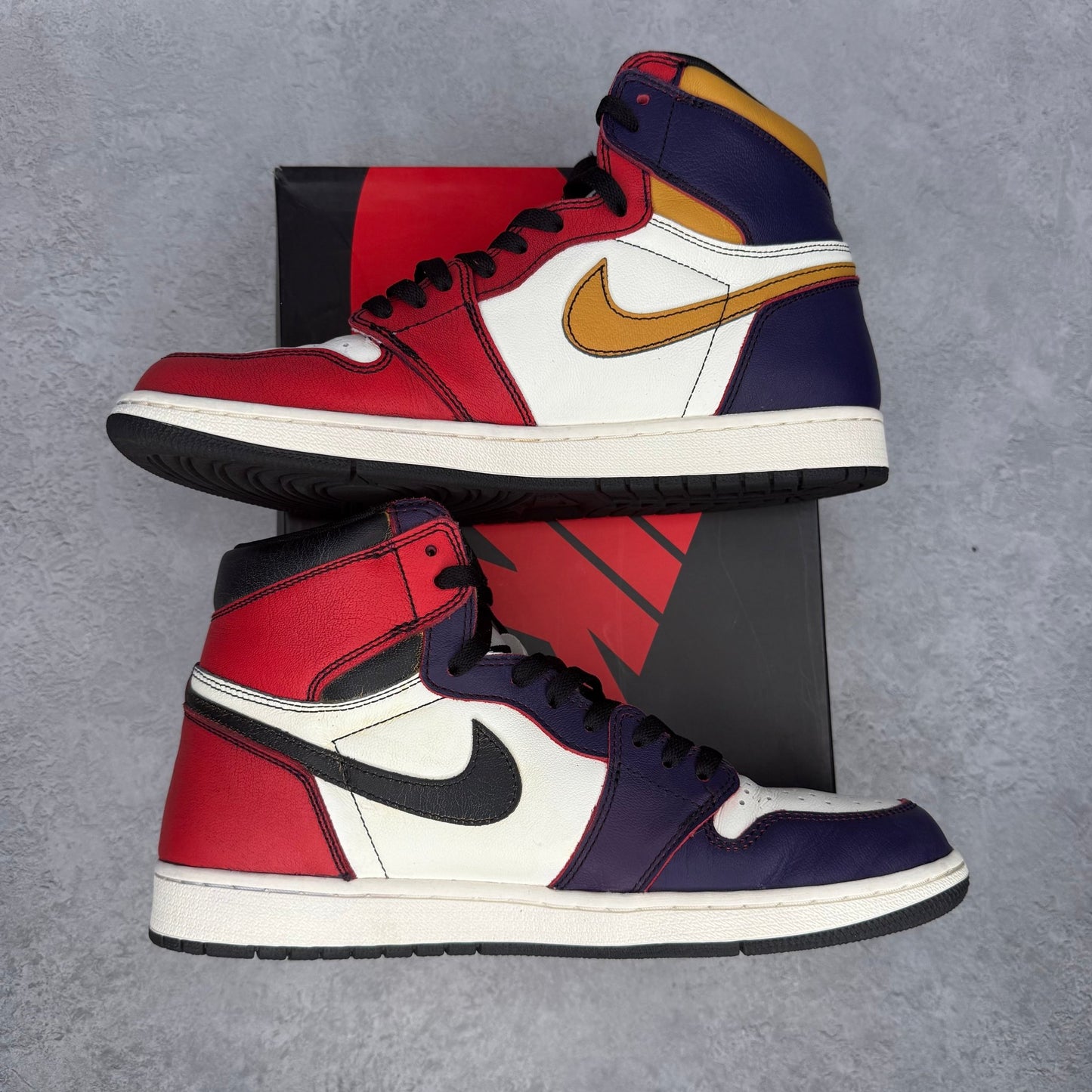 Jordan 1 Retro High OG Defiant SB LA to Chicago *pre - owned* SIZE 11 - Kicks Collective PA - Jordan - CD6578-507 - Men's Shoes - 11M/12.5W - Pre - Owned