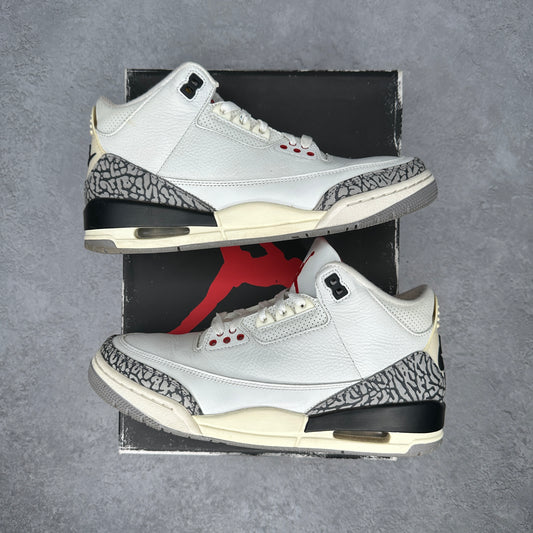 Jordan 3 Retro White Cement Reimagined *pre-owned* SIZE 8