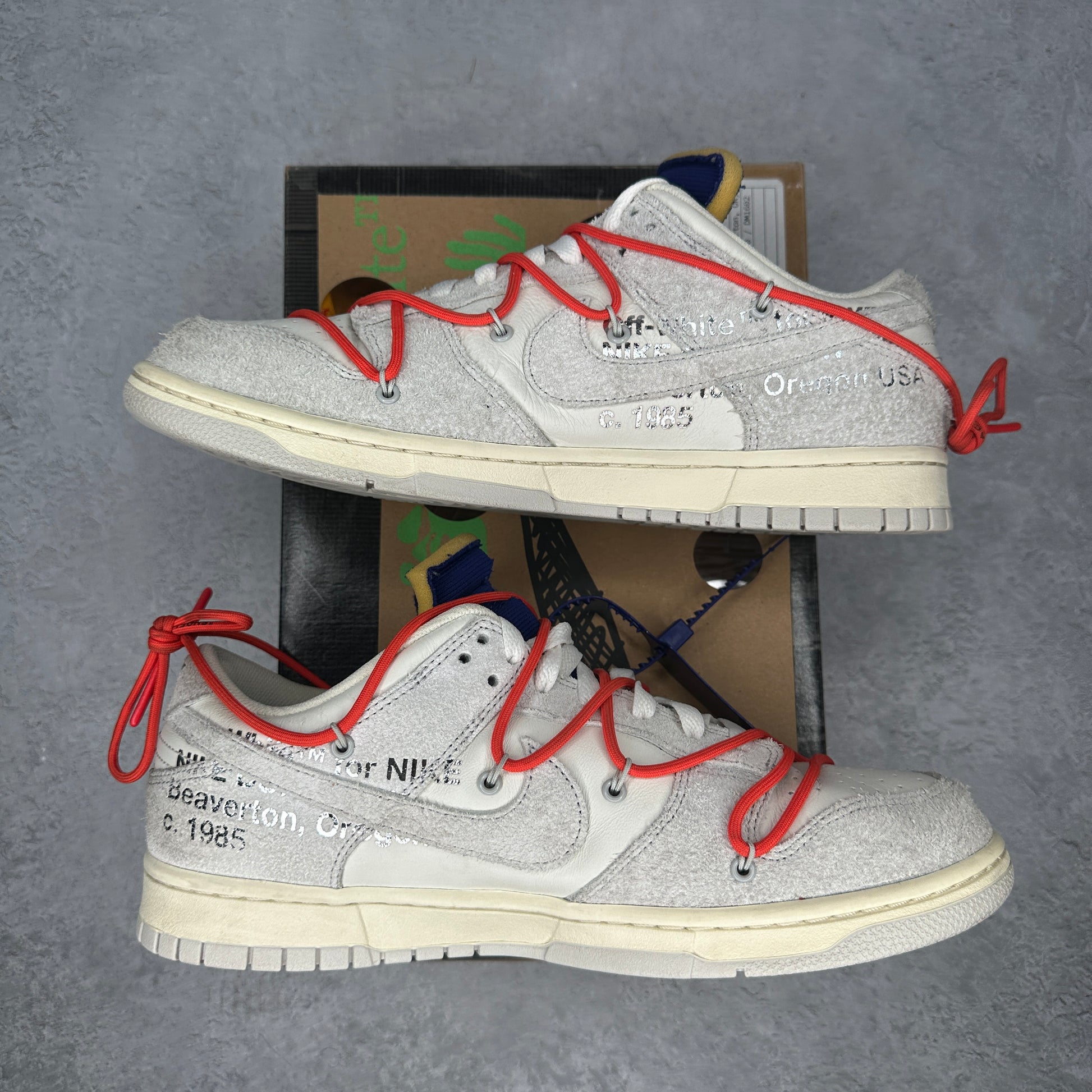 Nike Dunk Low Off-White Lot 13 *pre-owned* SIZE 11.5