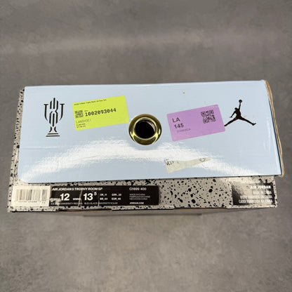 Jordan 5 Retro Trophy Room Ice Blue *yellowed* - Kicks Collective PA - Jordan - CI1899-400 - Men's Shoes - 12M/13.5W - Brand New - Original Box (Damaged)