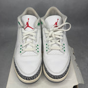 Jordan 3 Retro Lucky Green (Women's) pre-owned size 11.5W