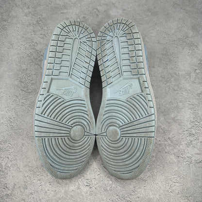 Jordan 1 Low White Ice Blue (Women's) *pre-owned* SIZE 8W/6.5Y