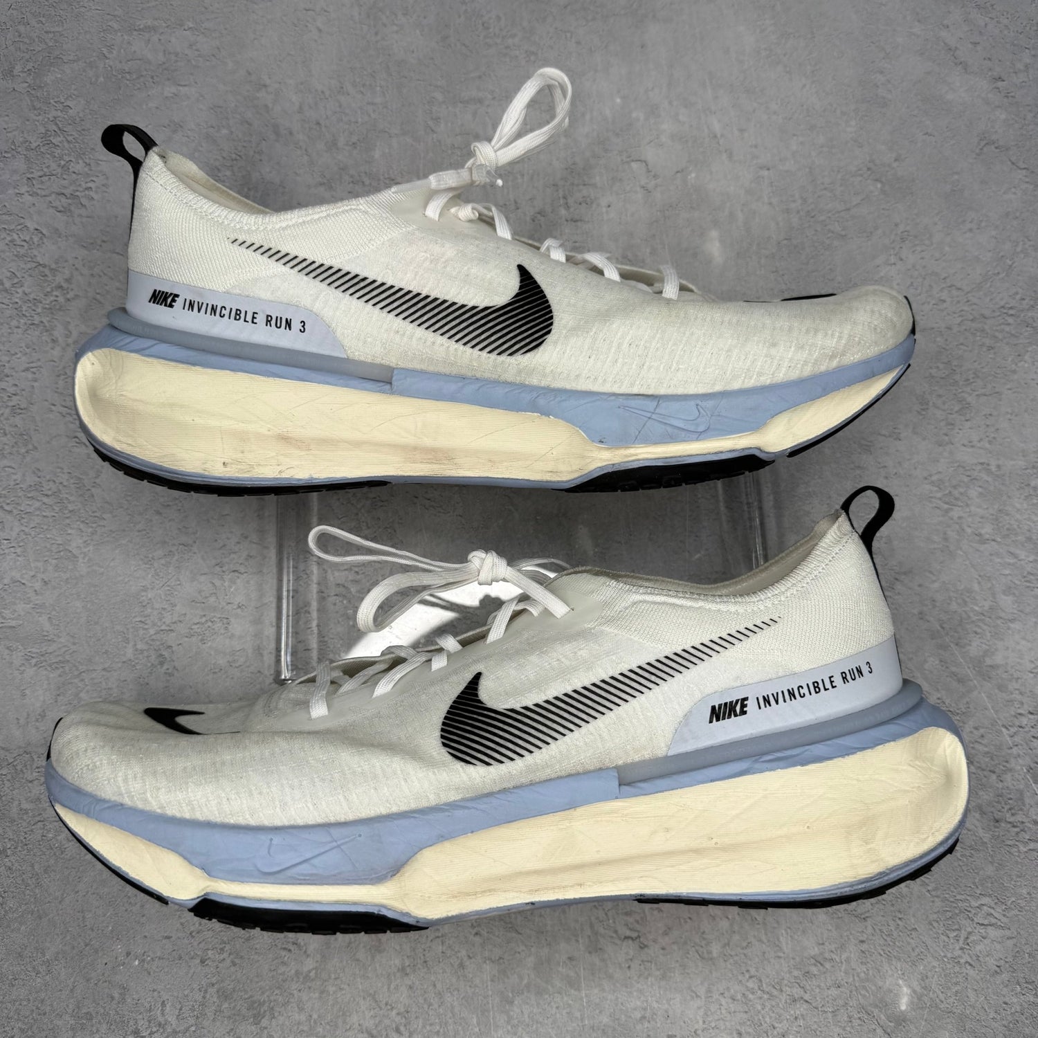 Nike ZoomX Invincible Run 3 White Cobalt Bliss *pre - owned* SIZE 15 - Kicks Collective PA - Nike - DR2615-100 - Men's Shoes - 15M/16.5W - Pre - Owned - No Box