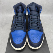 Jordan 1 Mid Obsidian Game Royal *pre-owned* SIZE 11