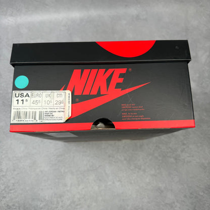 Jordan 1 Retro High Black Crimson Tint *pre - owned* SIZE 11.5 - Kicks Collective PA - Jordan - 555088-081 - Men's Shoes - 11.5M/13W - Pre - Owned