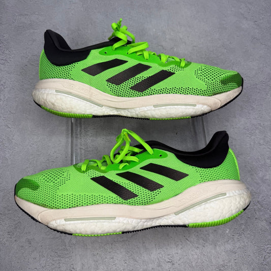 adidas SoalrGlide 5 Solar Green Black *pre - owned* SIZE 11.5 - Kicks Collective PA - adidas - GX6704 - Men's Shoes - 11.5M/13W - Pre - Owned - No Box