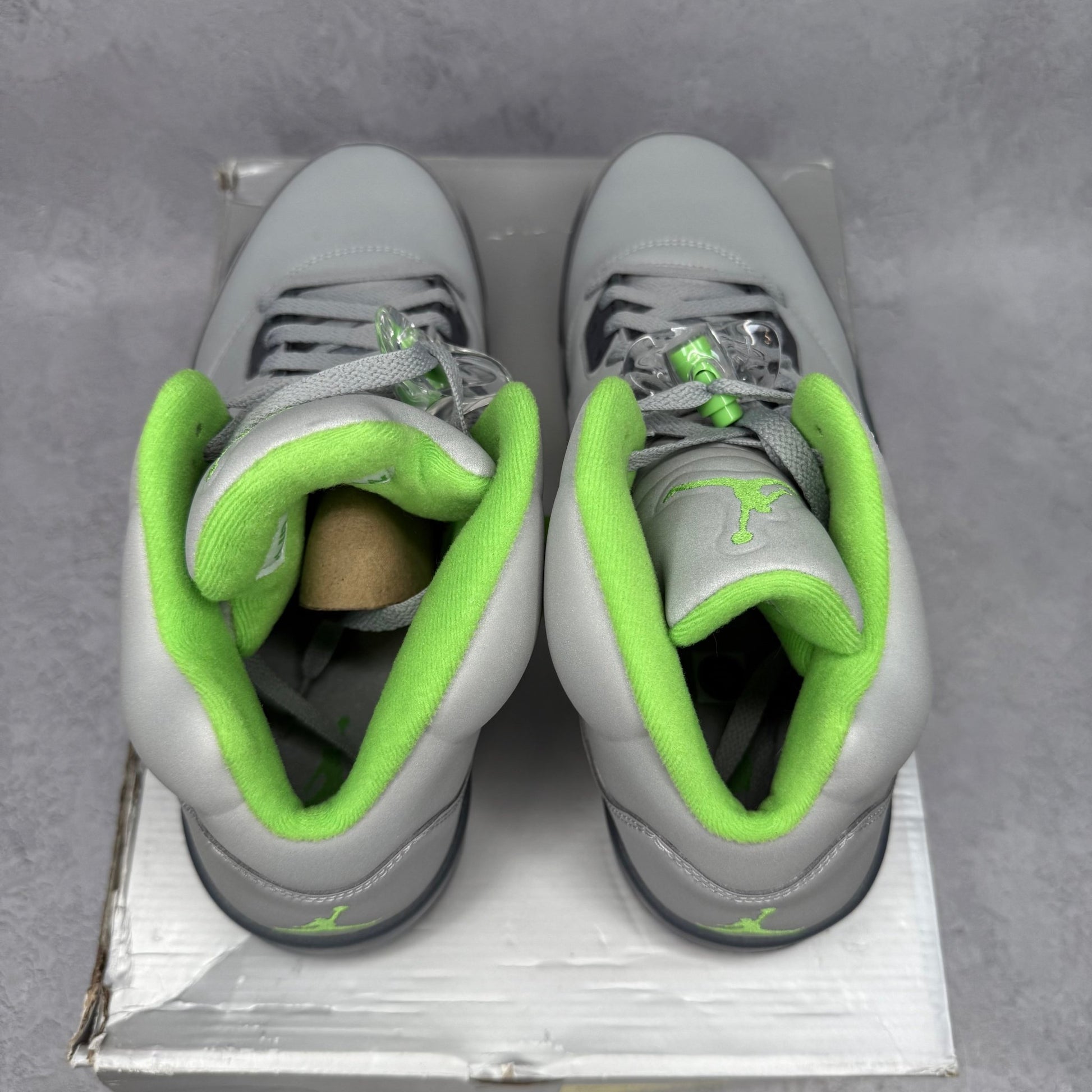Jordan 5 Retro Green Bean (2022) - Kicks Collective PA - Jordan - DM9014-003 - Men's Shoes - 11.5M/13W - Brand New - Original Box (Damaged)