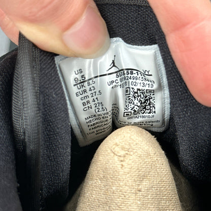 Jordan 1 Low Black Toe (2019) *pre - owned* SIZE 9.5 - Kicks Collective PA - Jordan - 553558-116 - Men's Shoes - 9.5M/11W - Pre - Owned