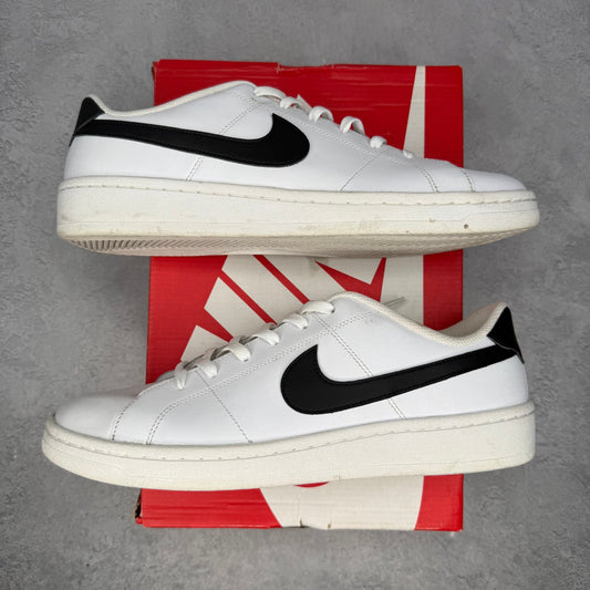 Nike Court Royale 2 Low White Black *pre - owned* SIZE 11.5 - Kicks Collective PA - Nike - CQ9246-100 - Men's Shoes - 11.5M/13W - Pre - Owned