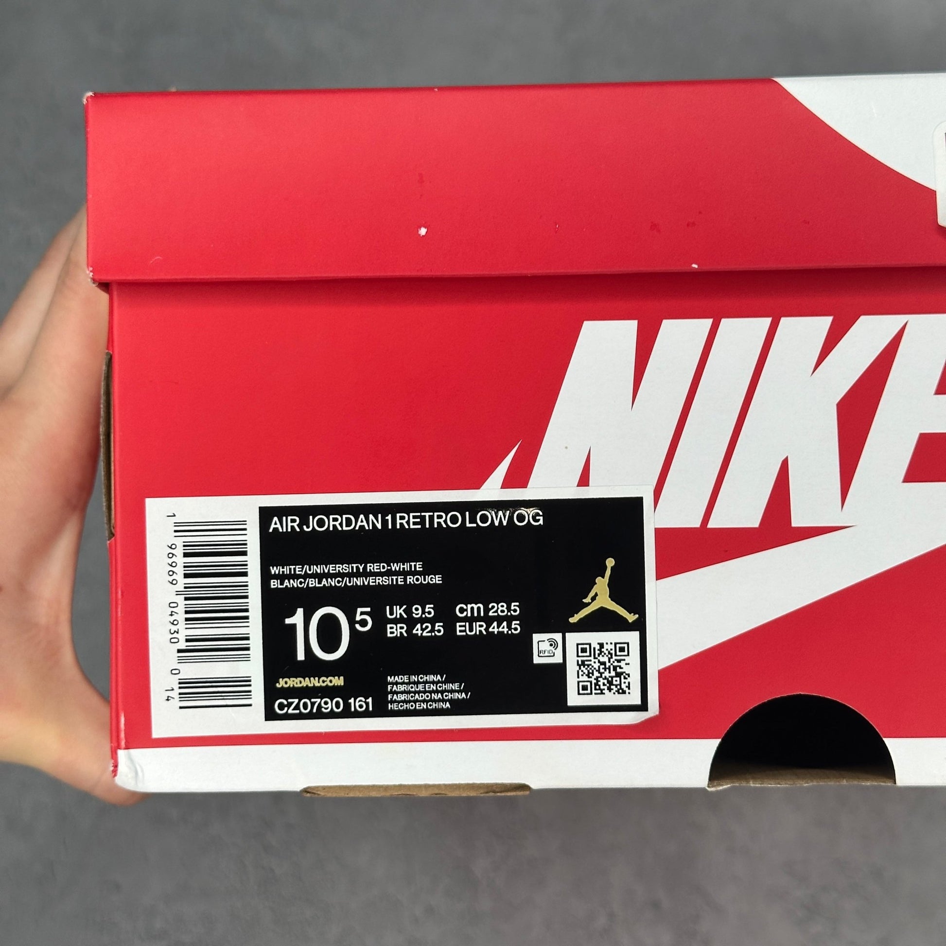 Jordan 1 Retro Low OG University Red - Kicks Collective PA - Jordan - CZ0790 - 161 - Men's Shoes - 10.5M/12W - Brand New