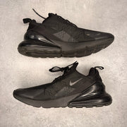 Nike Air Max 270 Triple Black *pre - owned* SIZE 11.5 - Kicks Collective PA - Nike - AH8050-005 - Men's Shoes - 11.5M/13W - Pre - Owned - No Box