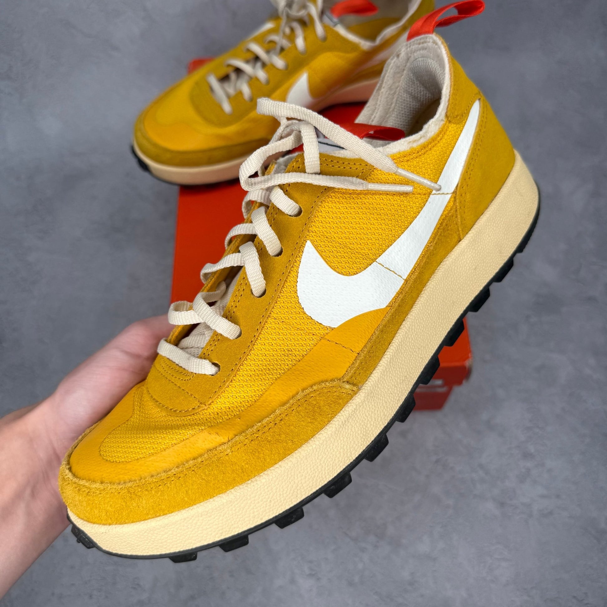 NikeCraft General Purpose Shoe Tom Sachs Archive Dark Sulfur *pre - owned* SIZE 11W - Kicks Collective PA - Nike - DA6672 - 700 - Men's Shoes - 9.5M/11W - Pre - Owned