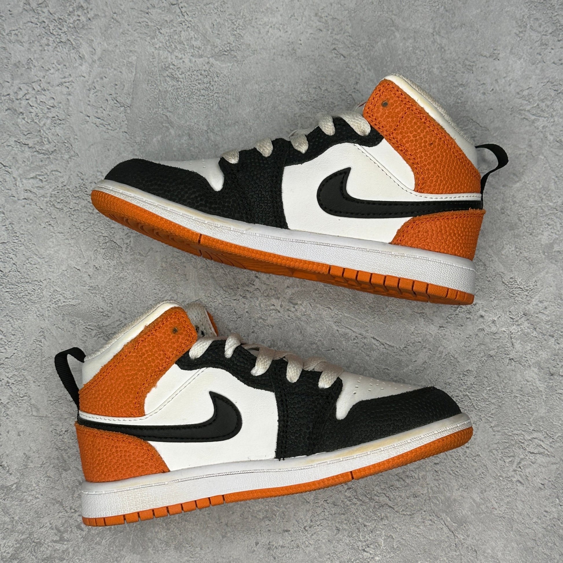 Jordan 1 Mid SE Basketball Blossom (PS) *pre - owned* SIZE 12C - Kicks Collective PA - Jordan - DQ8393 - 100 - Toddler's - 12C - Pre - Owned