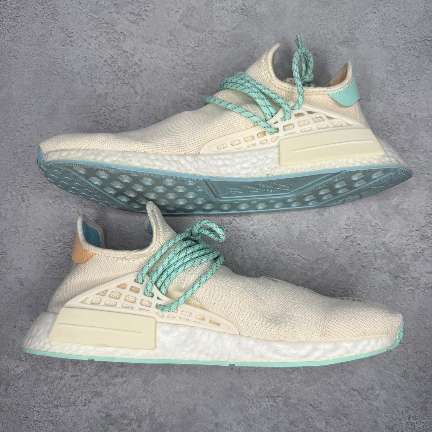 adidas NMD HU Pharrell NERD Chalk White *pre - owned* SIZE 11 - Kicks Collective PA - adidas - GW0246 - Men's Shoes - 11M/12.5W - Pre - Owned