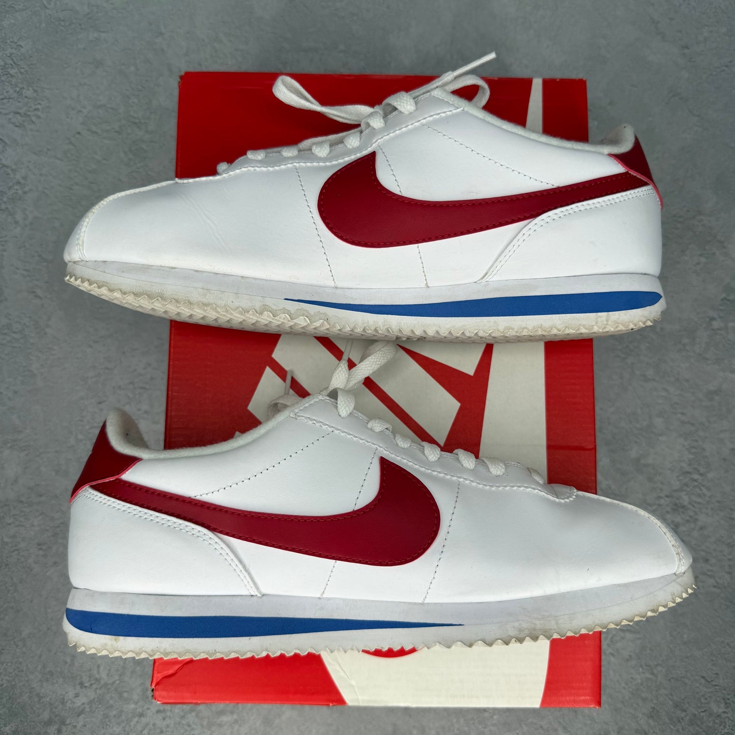 Nike Cortez Basic Forrest Gump (2019) *pre-owned* SIZE 9.5