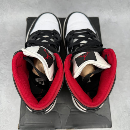 Jordan 1 Mid Gym Red Black White (GS) *pre - owned* SIZE 6Y - Kicks Collective PA - Jordan - DJ4695-122 - Kid's Shoes - 6Y - Pre - Owned