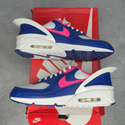 Nike Air Max 90 Flyease Deep Royal Blue Hyper Pink - Image 1
