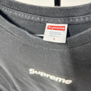 Supreme Box Logo L/S Tee Black *pre-owned* SIZE L