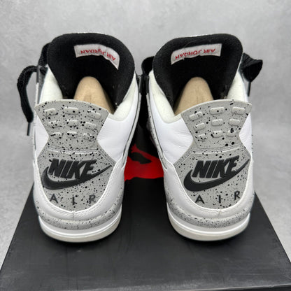 Jordan 4 Retro White Cement (2016) *pre - owned* SIZE 11 - Kicks Collective PA - Jordan - 840606-192 - Men's Shoes - 11M/12.5W - Pre - Owned