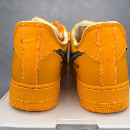 Nike Air Force 1 Low Off-White ICA University Gold *pre-owned* SIZE 12