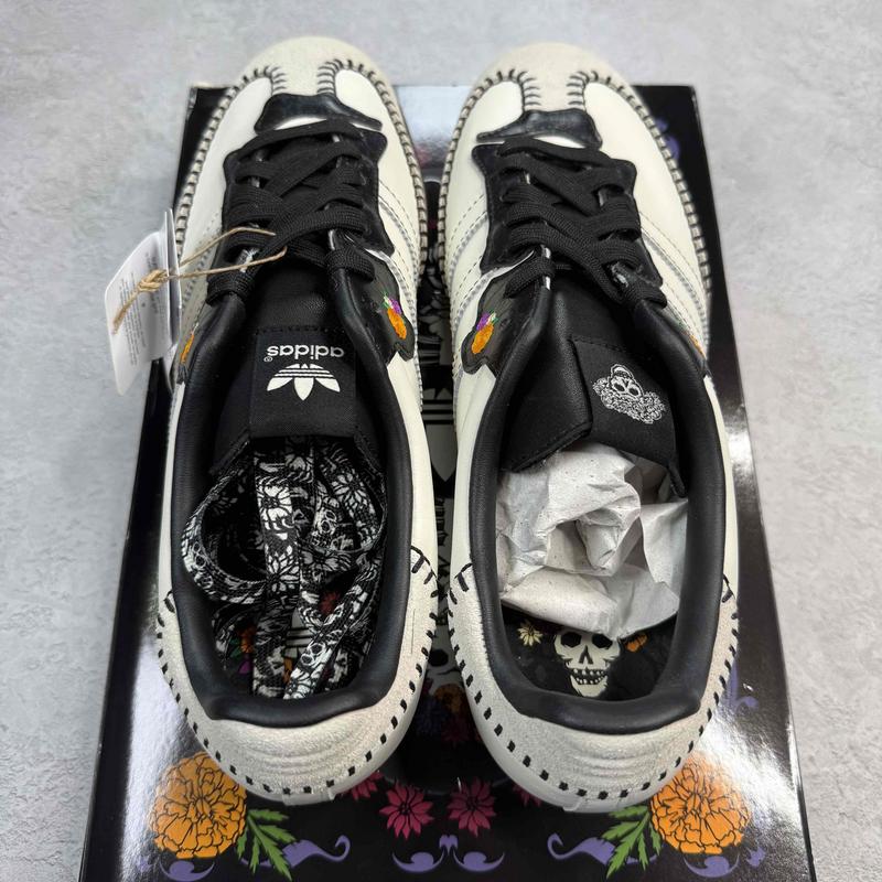 adidas Samba OG Día de Muertos Pack Off White - Kicks Collective PA - adidas - JI3931 - Men's Shoes - 10.5M/12W - Brand New - Original Box (Damaged)
