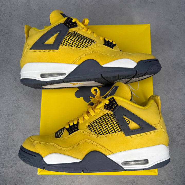Jordan 4 Retro Lightning (2021) pre-owned size 12