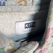 Kith Treats Circular Hoodie Grey pre-owned size Large