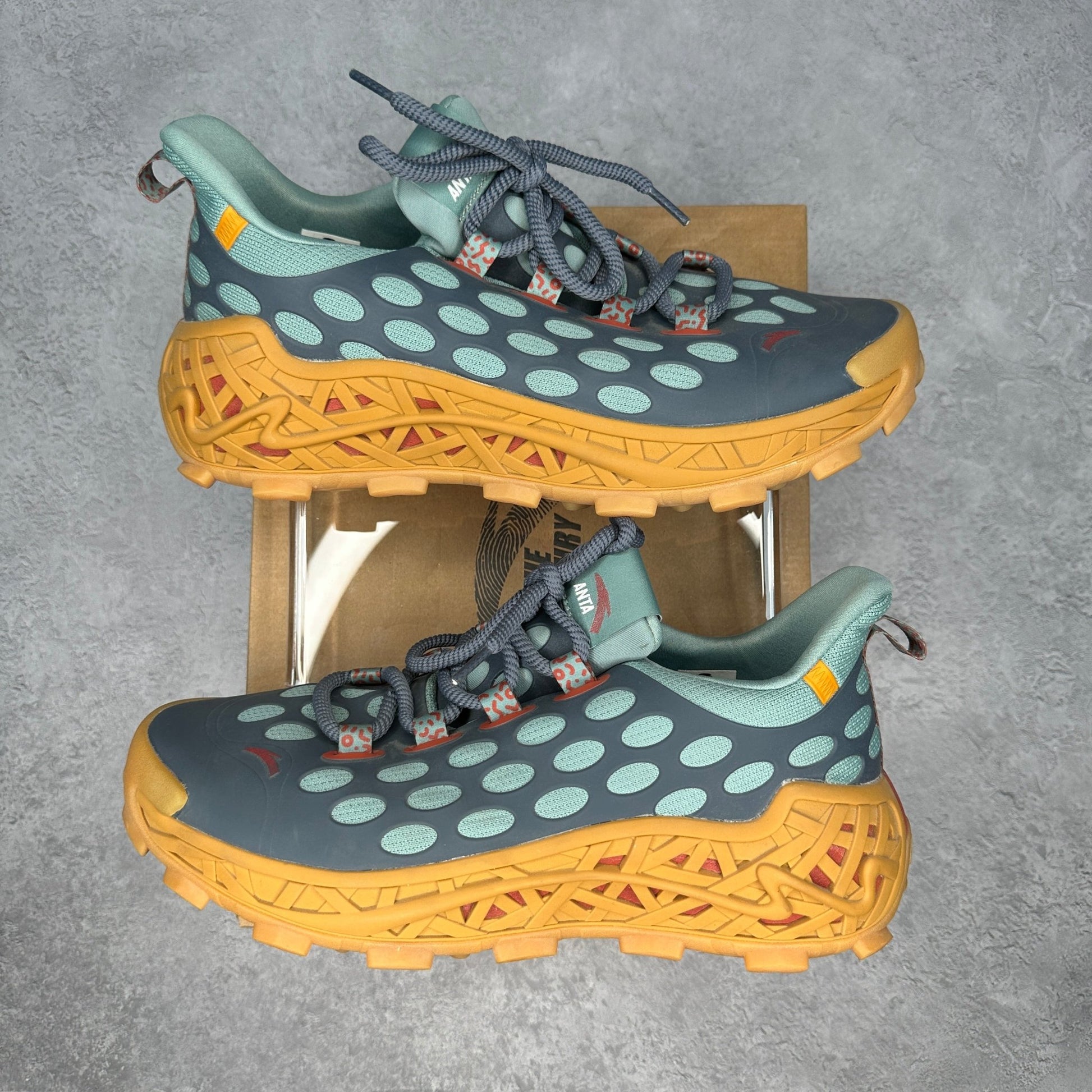 Anta SB - 02 Salehe Bembury Teal Gum *pre - owned* SIZE 10.5 - Kicks Collective PA - Anta - 112118820 - 2 - Men's Shoes - 10.5M/12W - Pre - Owned