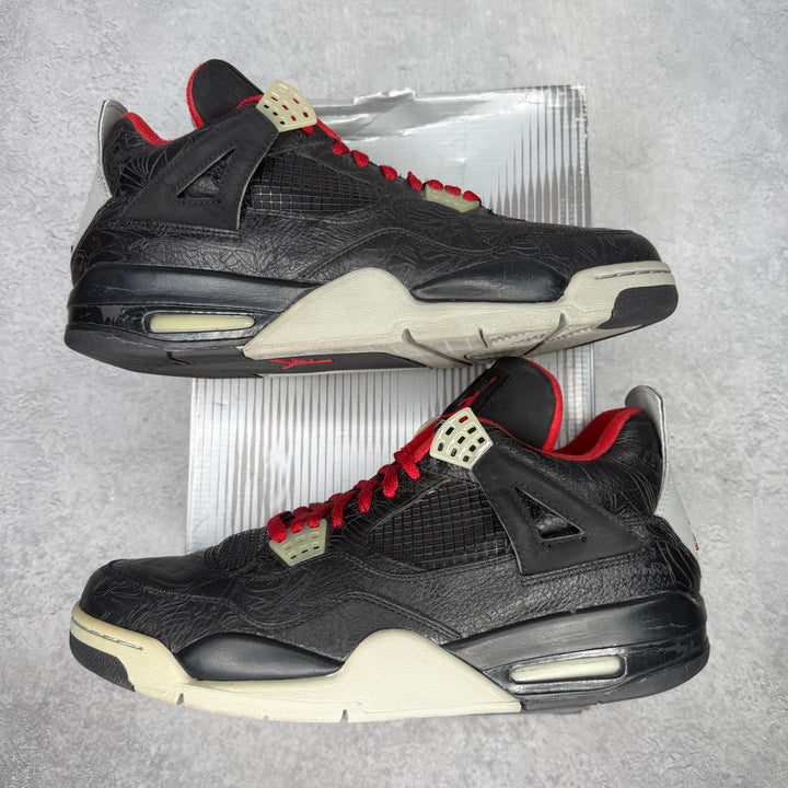 Jordan 4 Retro Black Laser pre-owned size 12