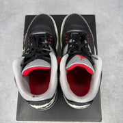 Jordan 3 Retro OG Black Cement (2024) pre-owned size 9