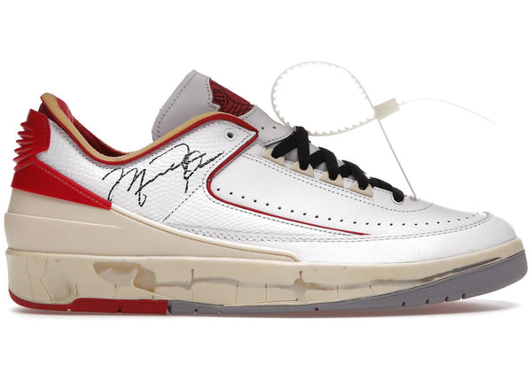Jordan 2 Retro Low SP Off - White White Red - Kicks Collective PA - Jordan - DJ4375-106 - Men's Shoes - 11M/12.5W - Brand New - Original Box (Damaged)