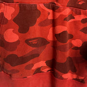 BAPE Color Camo Bape Pullover Hoodie (SS23) Red *pre-owned* SIZE M