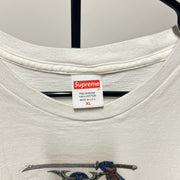 Supreme Samurai Tee White *pre-owned* SIZE XL