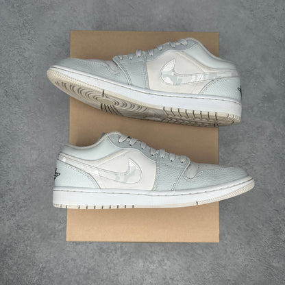 Jordan 1 Low White Camo *pre-owned* SIZE 10.5