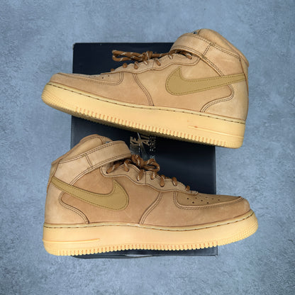 Nike Air Force 1 Mid '07 Flax *pre-owned* SIZE 9