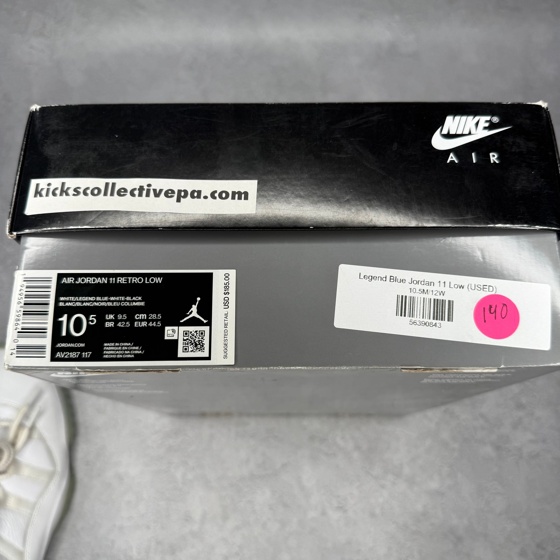 Jordan 11 Retro Low Legend Blue *pre-owned* SIZE 10.5