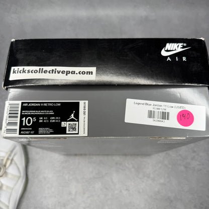 Jordan 11 Retro Low Legend Blue *pre-owned* SIZE 10.5