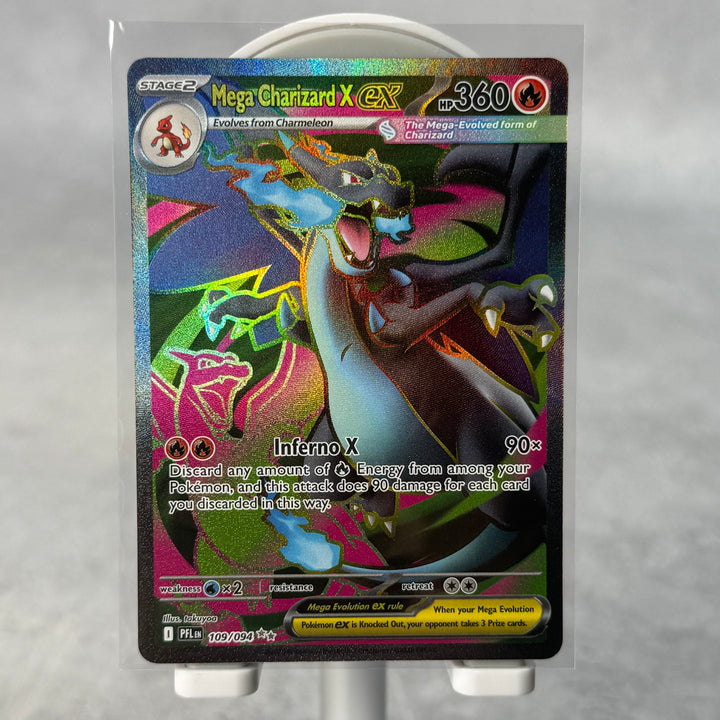 Mega Charizard X ex 109/094 Phantasmal Flames Ultra Rare NM