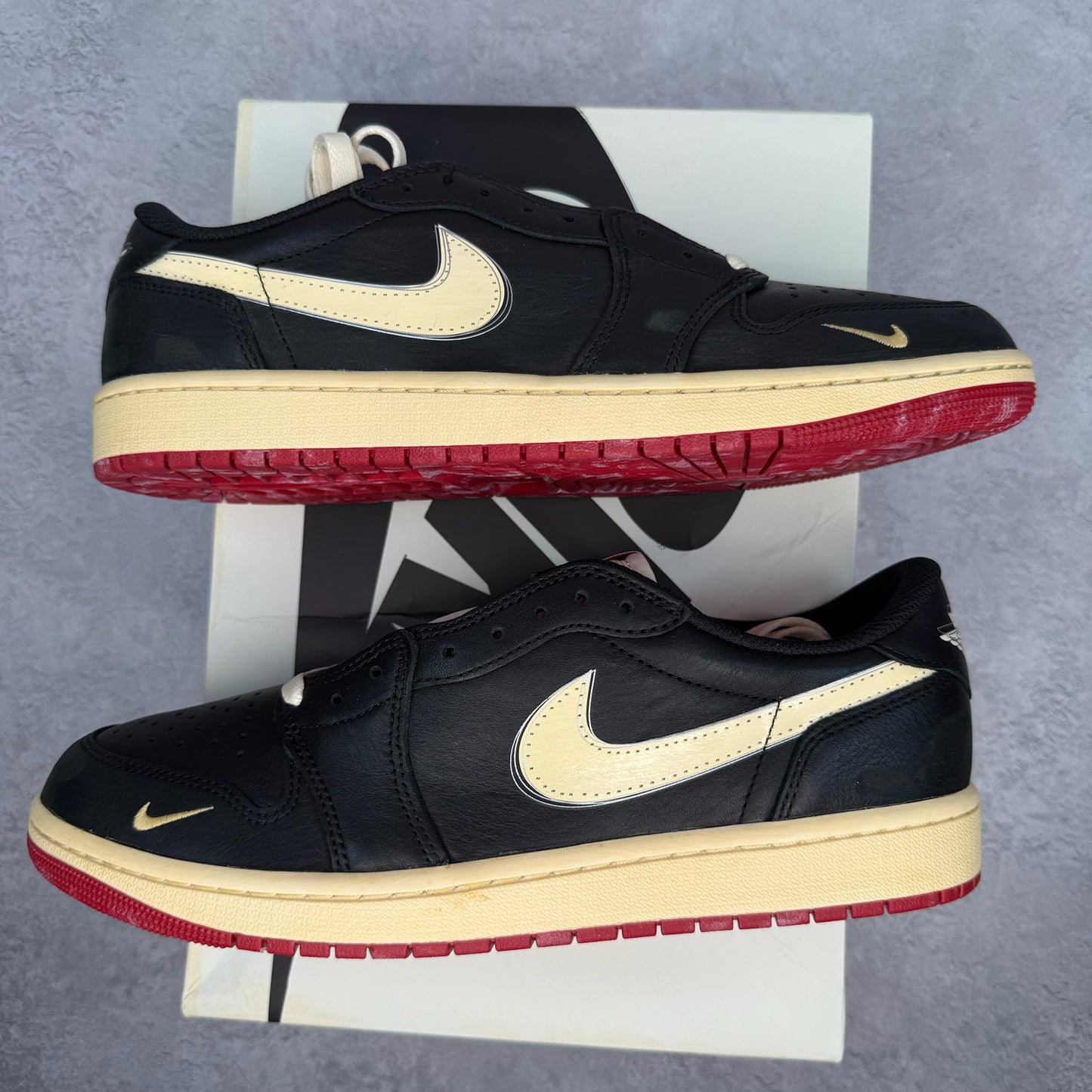 Jordan 1 Retro Low OG Nigel Sylvester Better With Time - Kicks Collective PA - Jordan - IB8958 - 001 - Men's Shoes - 10.5M/12W - Brand New