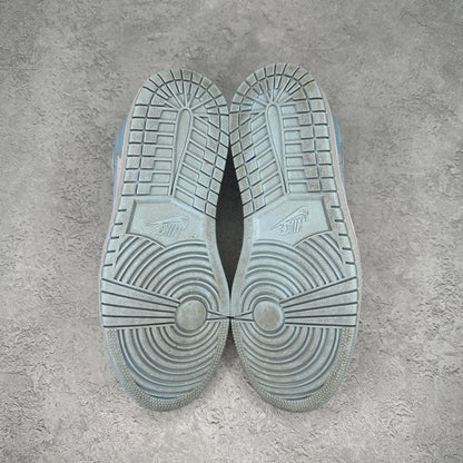 Jordan 1 Low White Ice Blue (Women's) *pre-owned* SIZE 8W/6.5Y